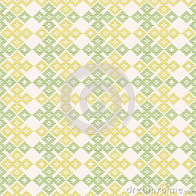 Kogin embroidery style. Abstract seamless pattern. Vector Illustration