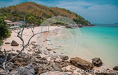 Ta-Yai Beach on Koh Larn Island, Pattaya, Thailand Stock Photo