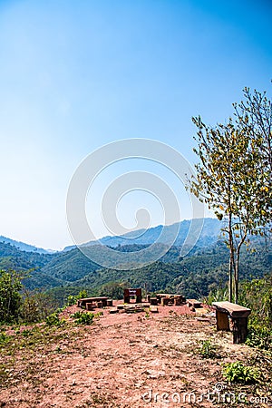 Koht Sung view pint in Nan province Stock Photo