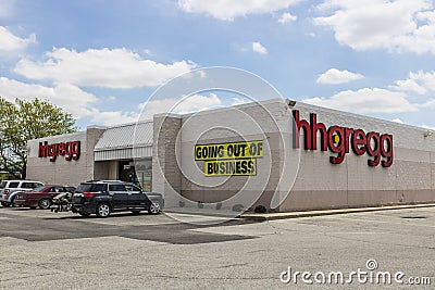 Kokomo - Circa April 2017: hhgregg location. hhgregg has announced it is filing for bankruptcy and will be closing all stores V Editorial Stock Photo