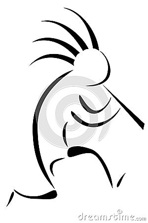 Kokopelli Vector Illustration