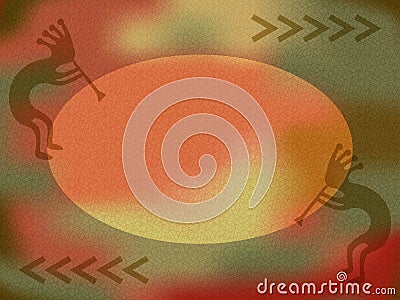 Kokopelli Design Stock Photo