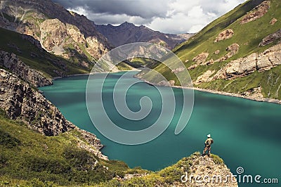 Kol-Tor lake Stock Photo