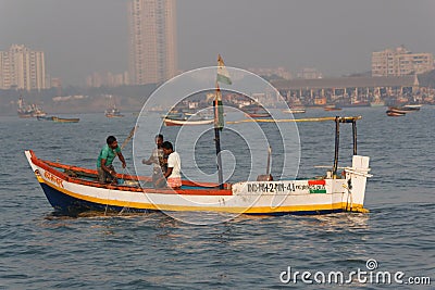 Koli Fishing Boat Editorial Stock Photo