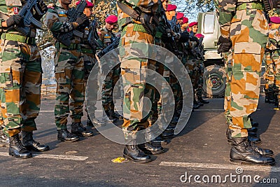Indian military force Editorial Stock Photo