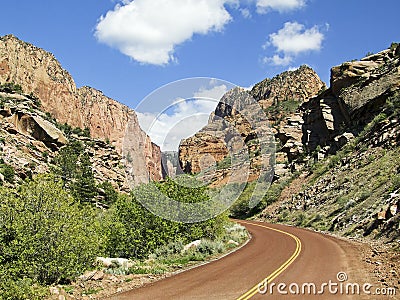 Kolob Canyons District of Zion NP, Utah Stock Photo