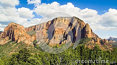 Kolob Canyons Vista Stock Photo