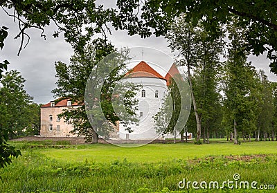 Koluvere castle Stock Photo