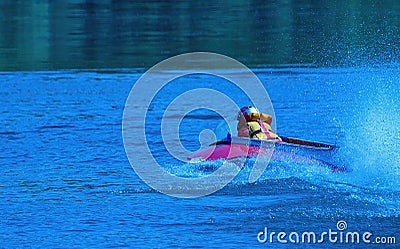 SPEEDBOAT RACE KOMARNO 2020 Editorial Stock Photo