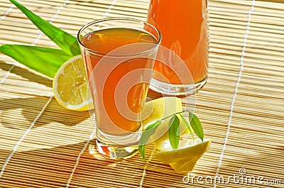 Kombucha - Healthy Nutrition Stock Photo