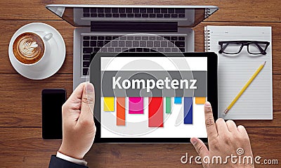 Kompetenz Stock Photo