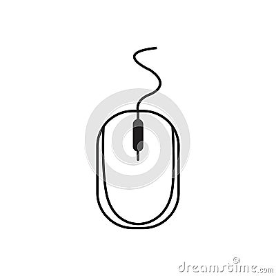 komputer mouse logo Vector Illustration