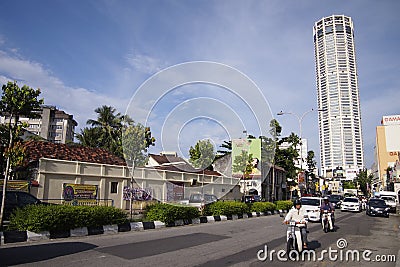 Komtar in Penang Editorial Stock Photo