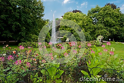 Kon Astridpark, Bruges Stock Photo