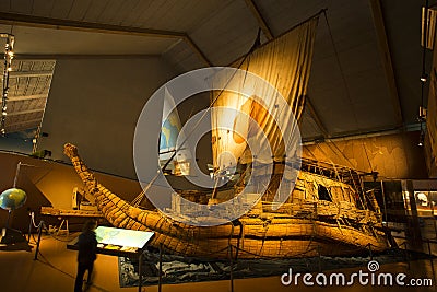 Kon Tiki in museum in Oslo Editorial Stock Photo