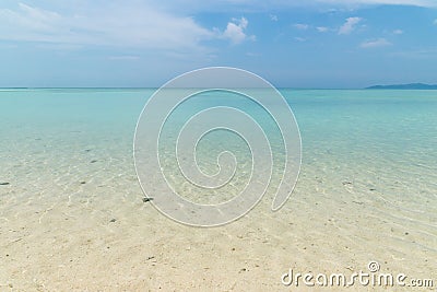 Kondoi Beach in Taketomi Island, Okinawa Japan Stock Photo