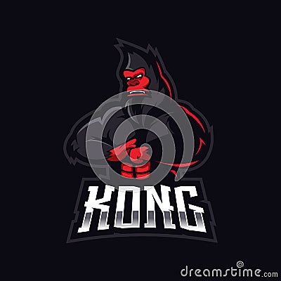 Kong mascot Vector Illustration