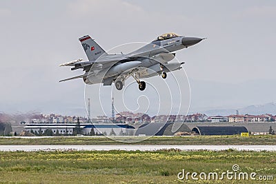 Turkish Airforce F-16 Editorial Stock Photo