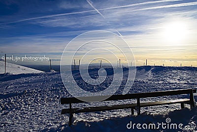 Kopaonik, Pancicev vrh Stock Photo