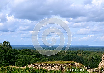 Koporye Fortress Stock Photo