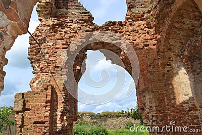 Koporye Fortress Stock Photo