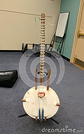 Kora - West African stringed instrument Editorial Stock Photo