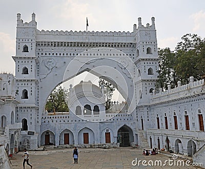 Koranic school,at the Haft Gumbaz Editorial Stock Photo