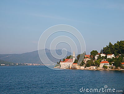 Korcula island in Croatia. Stock Photo