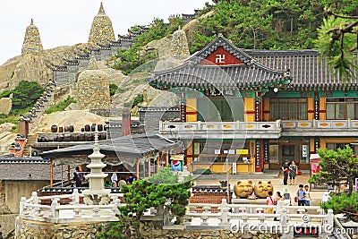 Korea Busan Haedong Yonggungsa Temple Editorial Stock Photo