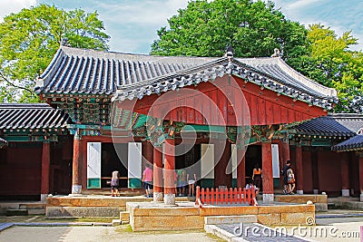 Korea Jeonju Gyeonggijeon Shrine Editorial Stock Photo