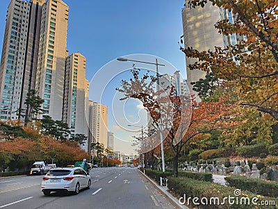 Korea out of seoul small country side area Editorial Stock Photo