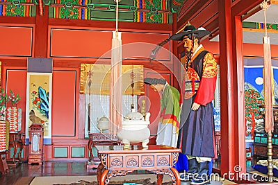 Korea Royal Traditional Palace Editorial Stock Photo