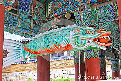 Korea UNESCO World Heritage - Haeinsa Temple Stock Photo