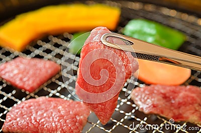 Korean barbecue Yakiniku Stock Photo