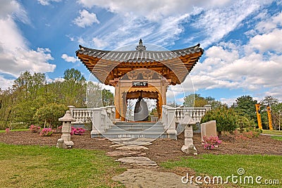 Korean Bell Garden Stock Photo