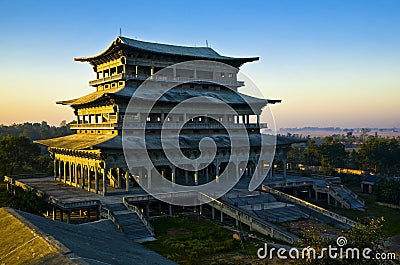 Korean buddhist temple Stock Photo