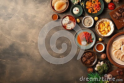Korean cuisine spicy. Generate Ai Stock Photo