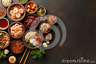 Korean cuisine vegetable. Generate Ai Stock Photo