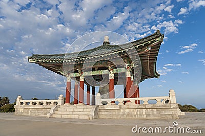 Korean Friendship Bell Stock Photo