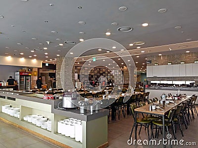 Korean restaurant design style in Seoul South Korea Editorial Stock Photo