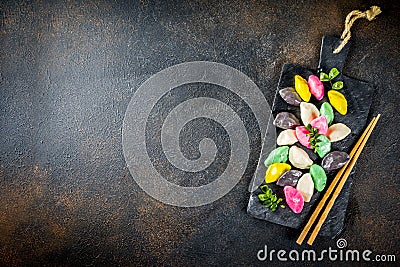 Korean Rice Cakes Songpyeon Stock Photo