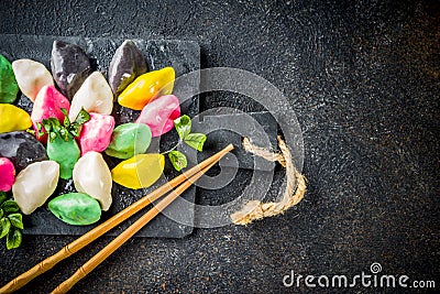 Korean Rice Cakes Songpyeon Stock Photo