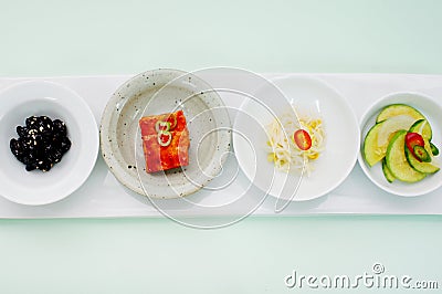 Korean Side Dishes Stock Photo