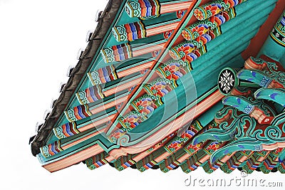 Korean temple Stock Photo