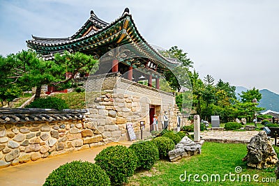 Cheongpung Cultural Heritage Complex, Korean traditional village in Jecheon Editorial Stock Photo