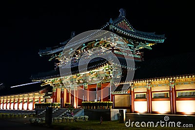 Korean traditional house Stock Photo