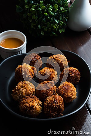 Korokke or Japanese potato croquettes Stock Photo