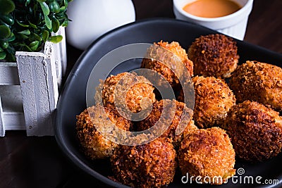 Korokke or Japanese potato croquettes Stock Photo