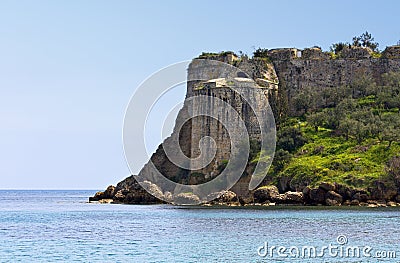 Koroni castle at Peloponnese, Greece Stock Photo