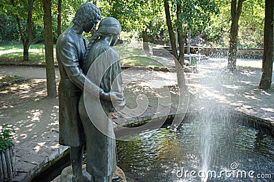 Korun-Shevchenkivskiy park. Ukraine. Stock Photo